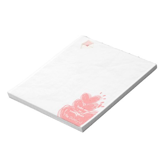 Bloc-note lettre d'amour (Tourné)