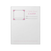 Bloc-note Lettre de camp de papeterie (Tourné)