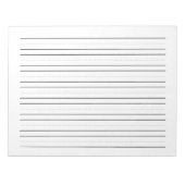 Bloc-note Lettre et numéro Pratique d'écriture Plaque d'écri (Devant)