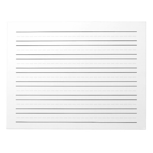 Bloc-note Lettre et numéro Pratique d'écriture Plaque d'écri (Devant)