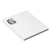 Bloc-note LETTRE G Vintage Céleste Knot Monogramme (Incliné)