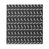 Bloc-note Lettre initiale A monogramme (Devant)