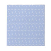 Bloc-note LETTRE INITIALE MONOGRAPHIQUE A Bleu (Devant)