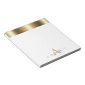 BLOC-NOTE LETTRE MONOGRAPHIQUE FINLANDE FINITIVE OR (Incliné)