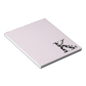 Bloc-note LETTRE Motif Fleur K (Incliné)