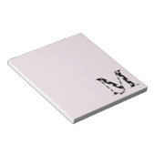 Bloc-note LETTRE Motif Fleur M (Incliné)
