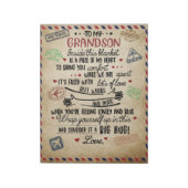 Bloc-note Lettre Personnalisée À Mon Petit-Fils, Petit-Fils  (Tourné)