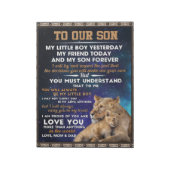 Bloc-note Lettre Personnalisée À Notre Fils, Fils Cadeau Ann (Tourné)