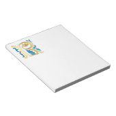 Bloc-note Lettre R Monogramme Fleur de lis (Incliné)