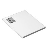 Bloc-note LETTRE S Vintage Céleste Knot Monogramme (Incliné)