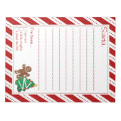 Bloc-note Lettres à Père Noël (Devant)