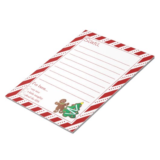 Bloc-note Lettres au Père Noël (Incliné)