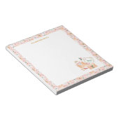 Bloc-note Lettres mignonnes à Père Noël et Mail Motif de Noë (Incliné)