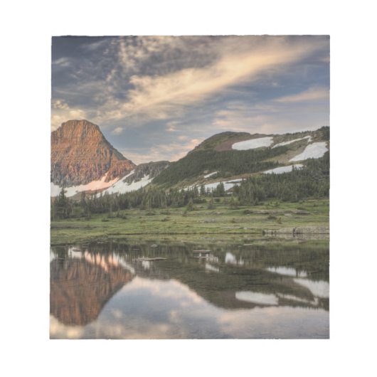 Bloc-note Lever de soleil et reflet, Glacier National Park, (Devant)