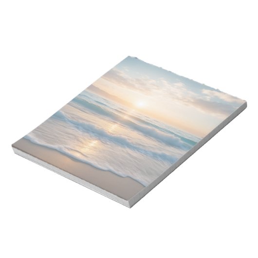 Bloc-note Lever De Soleil Sur La Plage (Tourné)