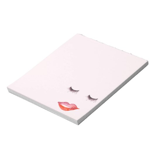 Bloc-note Lèvres et cils (Tourné)