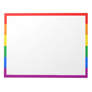 Bloc-note LGBTQ+ Arc-en-ciel