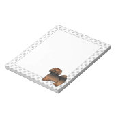 Bloc-note Lhasa Apso Sable Rouge Chien de Dessin Animé Migno (Tourné)
