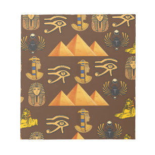 Bloc-note L'héritage de Pharaon : Motifs égyptiens antiques