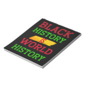 Bloc-note L'histoire noire est l'histoire mondiale (2) (Tourné)