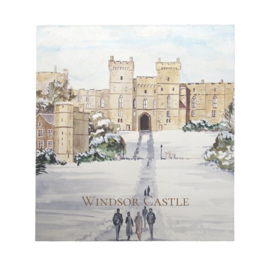 Bloc-note L'hiver au château de Windsor par Farida Greenfiel (Devant)