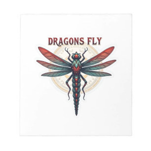 Bloc-note Libellule Steampunk Usinée Cool - Les Dragons Vole