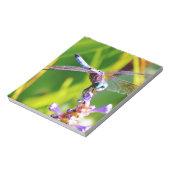 Bloc-note libellule turquoise et violette (Tourné)