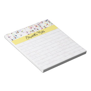 Bloc-note libellules colorées personnalisées