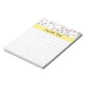 Bloc-note libellules colorées personnalisées (Tourné)
