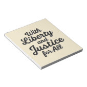 Bloc-note Liberté et justice pour tous pour la liberté de pr (Incliné)