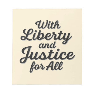 Bloc-note Liberté et justice pour tous pour la liberté de pr