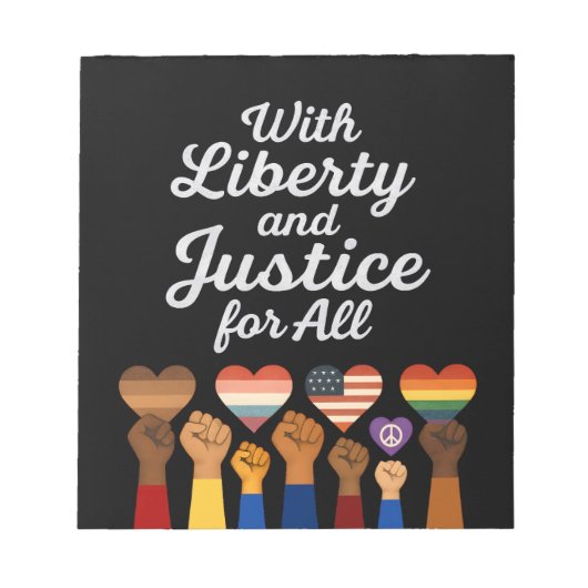 Bloc-note Liberté et justice pour tous pour la liberté de pr (Devant)