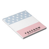 Bloc-note Liberté Un Véritable Patriote (Incliné)