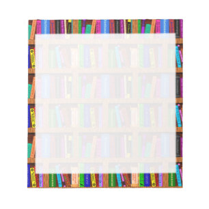 Bloc-note Library Book