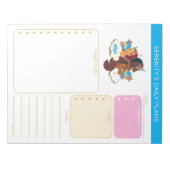Bloc-note Licorne Afro « Faite de Magie » Design Trio (Devant)