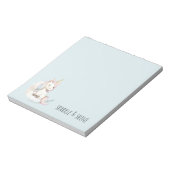 Bloc-note Licorne Bleue sur Nuage (Tourné)