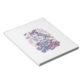 Bloc-note Licorne Boo-licorne Vecteur Premium Conception Vec (Incliné)