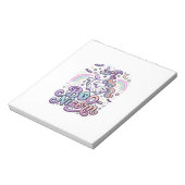 Bloc-note Licorne Boo-licorne Vecteur Premium Conception Vec (Tourné)
