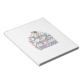 Bloc-note Licorne Cherry Coquette Licorne Original Zazzle De (Incliné)