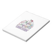 Bloc-note Licorne Cherry Coquette Licorne Original Zazzle De (Tourné)