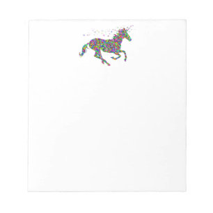 Bloc-note Licorne Colorée