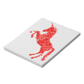 Bloc-note Licorne Créature mythique conte de fée (Tourné)