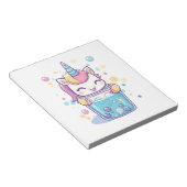 Bloc-note Licorne de Bubble Tea (1) (Incliné)