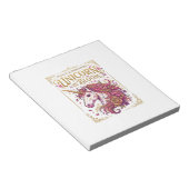 Bloc-note Licorne en fleurs design élégant Zazzle_1 (Incliné)