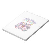 Bloc-note Licorne Forest Forager Licorne Conception Graphiqu (Tourné)