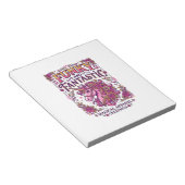 Bloc-note Licorne funky et fantastique design stylé Zazzle_ (Incliné)