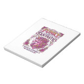 Bloc-note Licorne funky et fantastique design stylé Zazzle_ (Tourné)