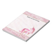 Bloc-note Licorne Pailletée Glitz Rose (Tourné)