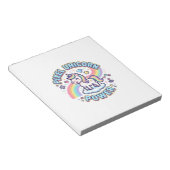 Bloc-note Licorne Pixel Licorne Puissance Conception Graphiq (Incliné)