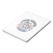 Bloc-note Licorne Pixel Licorne Puissance Conception Graphiq (Tourné)
